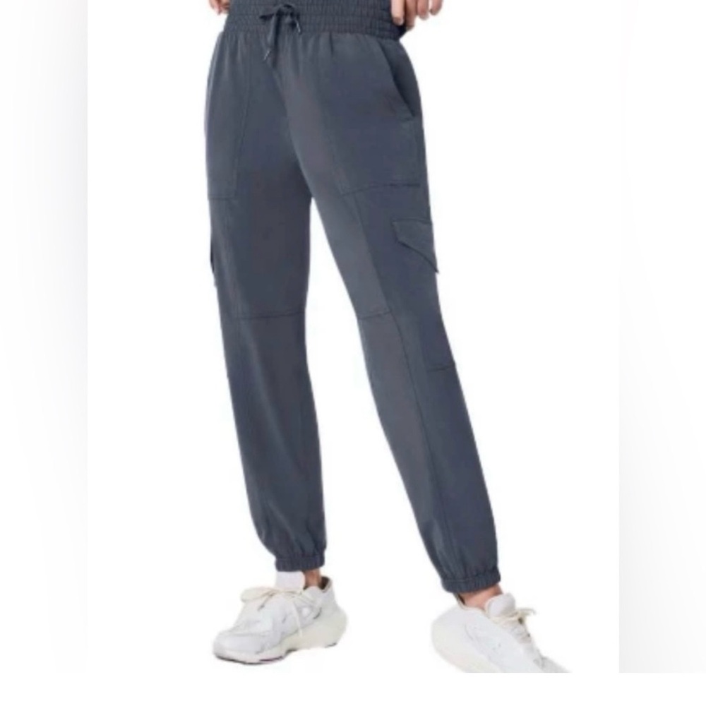 SPANX Out Of Office Cargo Jogger in Dark Storm Pant Large Tall - NEW without tag